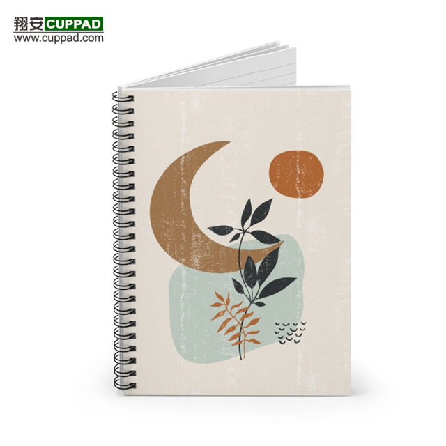 Bagasse notebook Customized A5 A6 Eco Friendly Spiral Notebook 100% Sugar Cane Fiber Stcky Notes