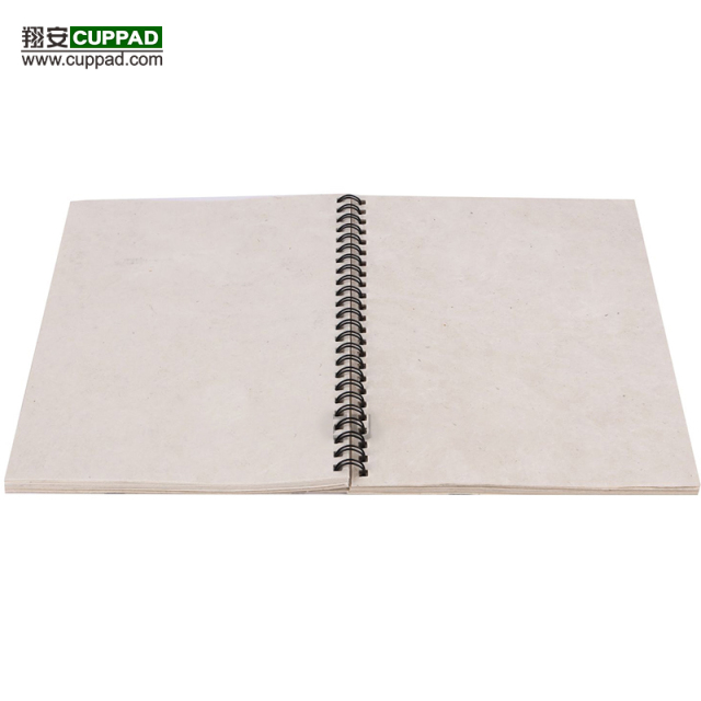 Bagasse notebook Customized A5 A6 Eco Friendly Spiral Notebook 100% Sugar Cane Fiber Stcky Notes