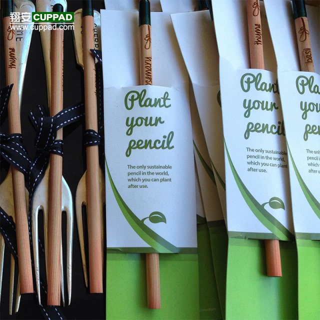CUPPAD Plantable ecological pencils can be customized LOGO and packaging