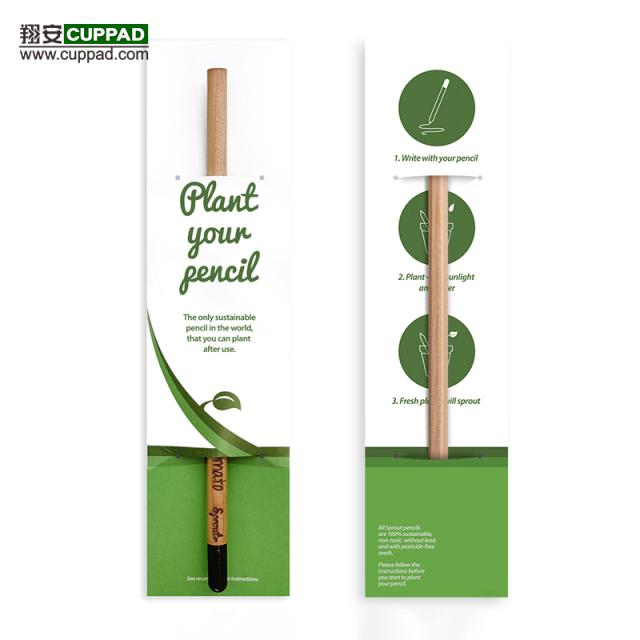 CUPPAD Plantable ecological pencils can be customized LOGO and packaging