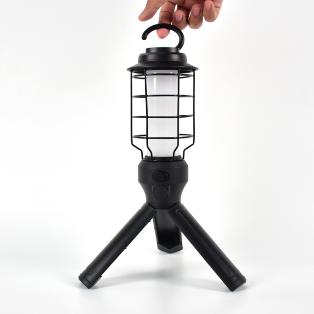 800 lumen tripod lantern hanging led camping lights rechargeable outdoor flashlight