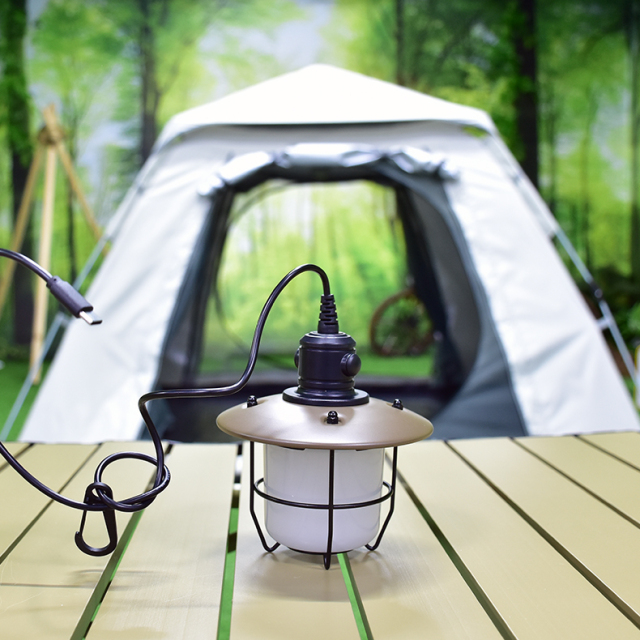 Type-C Plug in 300 Lumen Mini Tent Camping Light