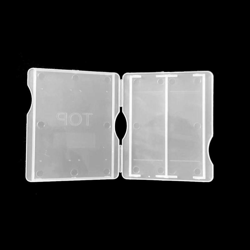 Laboratory Plastic Microscope Glass Holder Slide Box 10pcs
