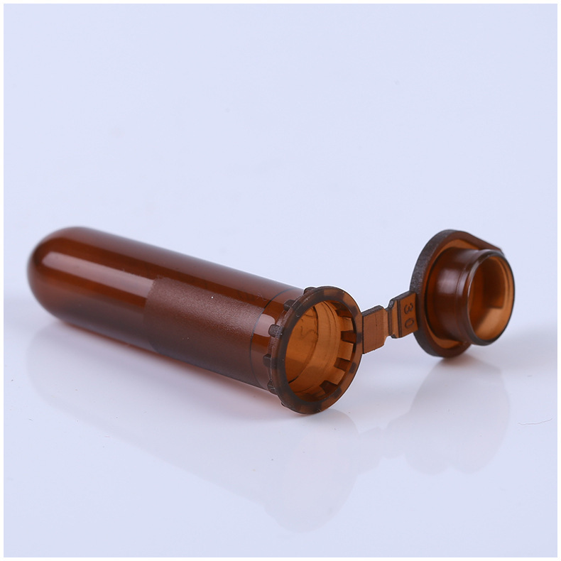 MUHWA 2ml Microcentrifuge Tubes, 500pcs Graduated Micro Test Tubes with Snap Cap, Rounded Microtube Sample Vial for Laboratory