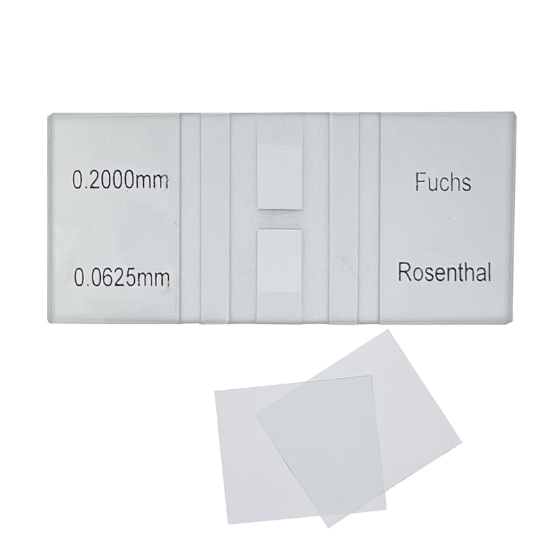 Fuchs-Rosenthal Counting Chamber with 2 Coverslips for Counting Leukocytes, Eosinophils and Cells in The Cerebrospinal Fluid, Pack of One