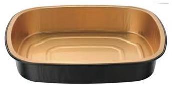 C285-2080 Black/Gold smooth-wall container
