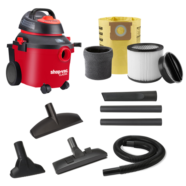 Shop-Vac 4Gallon 4.5PHP Wet and Dry Vacuum Cleaner