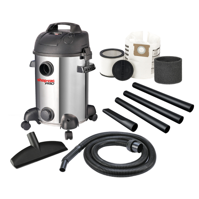 Shop-Vac 25L 1800W Stainless Steel Wet and Dry Vacuum Cleaner