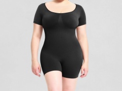 Seamless Yoga Body Shaping Bodysuit Short Sleeve