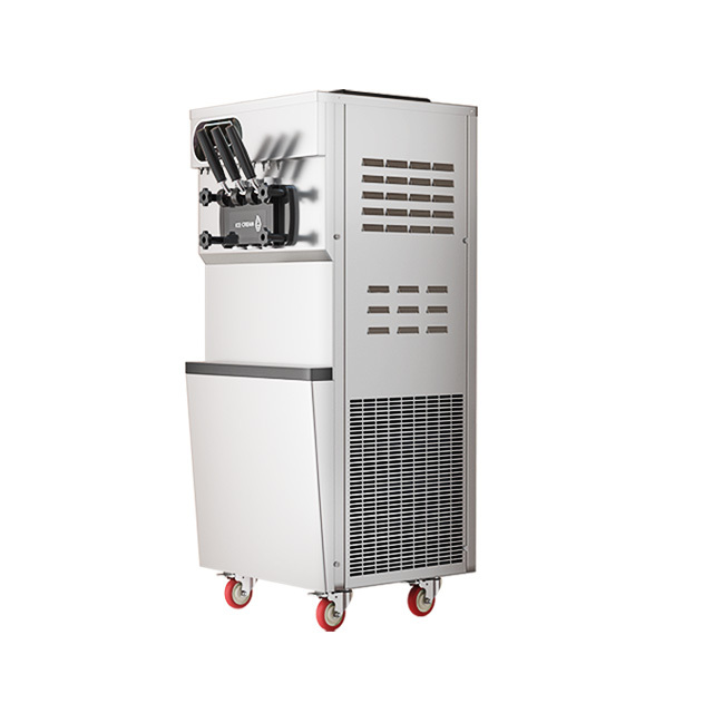 XUELIN Commercial Ice Cream Machine 3 Flaver Vertical Stainless Steel Panasonic Compressor ODM OEM