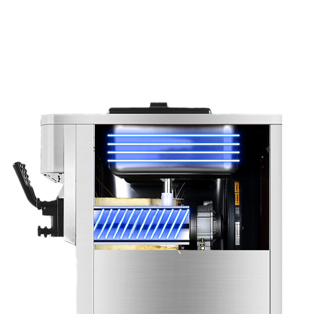 XUELIN Top Sale Commercial Soft Ice Cream Machine 3 Flaver Vertical Stainless Steel ODM OEM