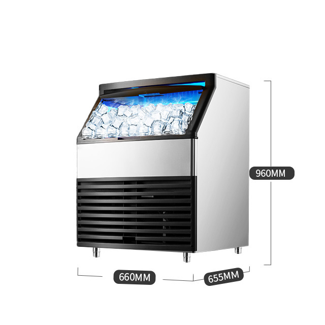XUELIN Commercial Ice Machine 120kg/24H  Ice Cube Maker For Retail Coffee Machine Hotel