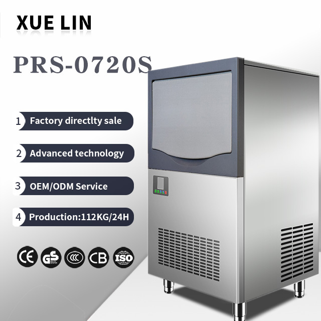 XUELIN Commercial Ice Machine 112KG/24H  Ice Cube Maker For Retail Coffee Machine Hotel