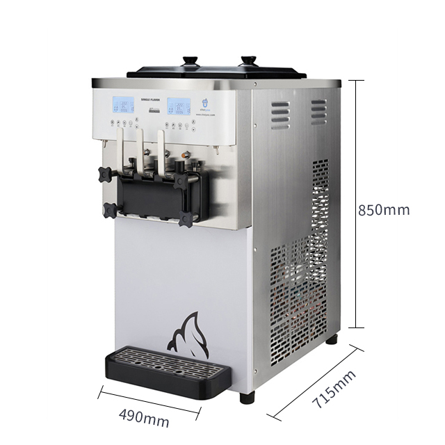 XUELIN High-end Commercial Ice Cream Machine 30L TableTop  Pre-cooling Embraco Compressor ODM OEM