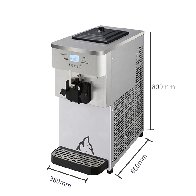 XUELIN High-end Commercial Ice Cream Machine TableTopl Pre-cooling Air Cooled Embraco Compressor ODM OEM
