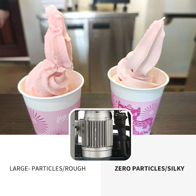 XUELIN High-end Commercial Ice Cream Machine 40L 3 Flaver Mixed TableTop  Pre-cooling Embraco Compressor ODM OEM