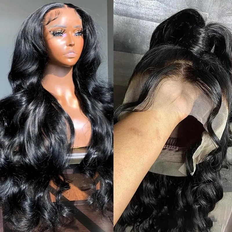 FORIS HAIR 360 Transparent Lace Frontal Body Wave Virgin Human Hair Wig