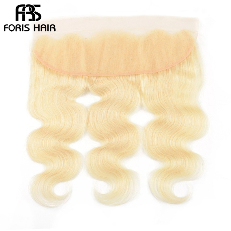 NAMI HAIR 613 Blonde Color 13x4 Lace Frontal Closure Brazilian Body Wave Virgin Human Hair