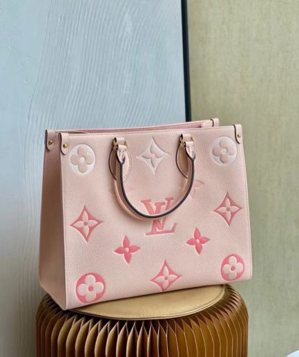 Louis Vuitton OnTheGo MM Monogram Empreinte Cream For Women 34cm LV M45717