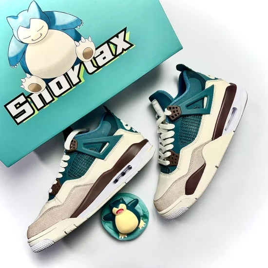 Andrew Chiou x Air Jordan 4 Snorlax Custom