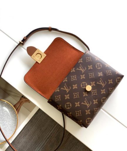 Louis Vuitton Locky BB Monogram Canvas Caramel Brown For Women, Women’s Handbags, Shoulder And Crossbody Bags 7.9in/20cm LV M44654