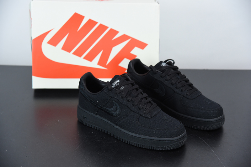 Stussy x Nike Air Force 1 Low Black