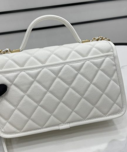 Chanel AS3653 22K Bag White For Women, Women’s Bags 9.8in/25cm