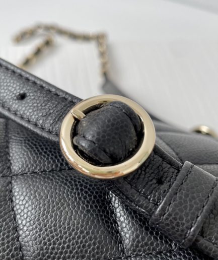 Chanel Medium BackPack Bag Black For Women, Women’s Bags 9.8in/25cm