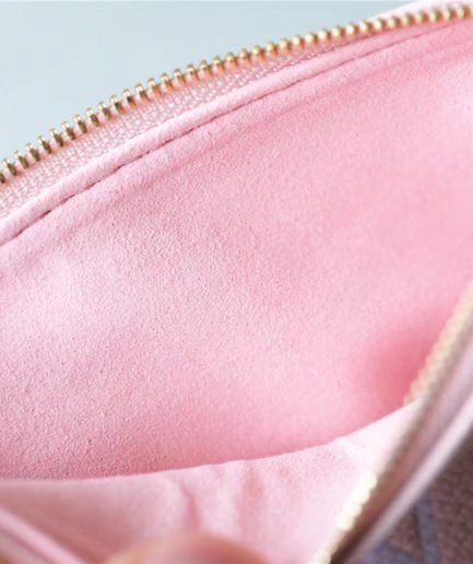 Louis Vuitton Mini Pochette Accessoires Monogram Empreinte Pink For Women, Women’s Handbags, Shoulder Bags And Crossbody Bags 6.1in/15.5cm