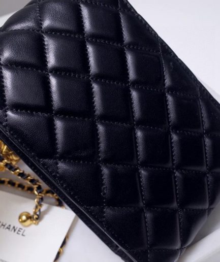 Chanel Quilted Phone Holder Bag For Women 11cm/4.3in