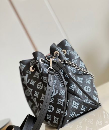 Louis Vuitton Bella Bucket Bag Black For Women, Women’s Handbags, Shoulder Bags And Crossbody Bags 12.6in/32cm