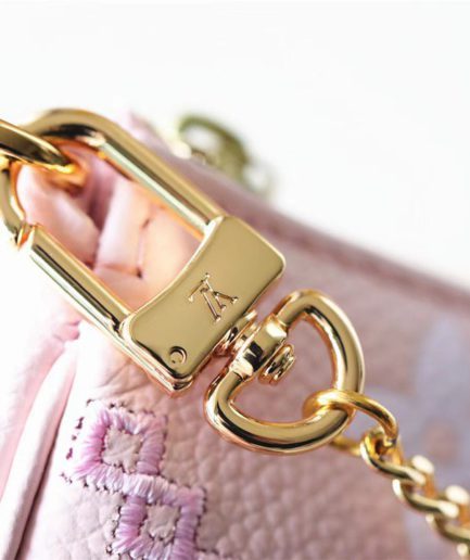 Louis Vuitton Mini Pochette Accessoires Monogram Empreinte Pink For Women, Women’s Handbags, Shoulder Bags And Crossbody Bags 6.1in/15.5cm