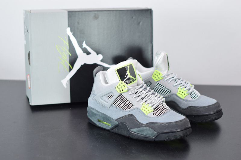 Air Jordan 4 SE “Neon Air Max 95” Cool Grey