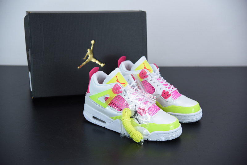 Air Jordan 4 GS Lemon Venom Pink Blast