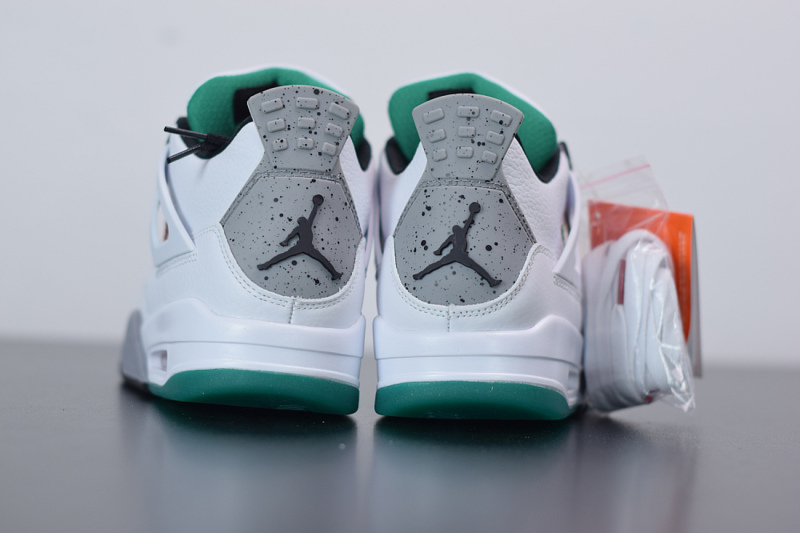 Air Jordan 4 Retro ‘Green Rasta’ White/Black/University Red/Lucid Green