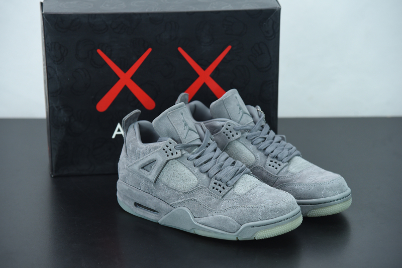 Air Jordan 4 “KAWS” Cool Grey/White