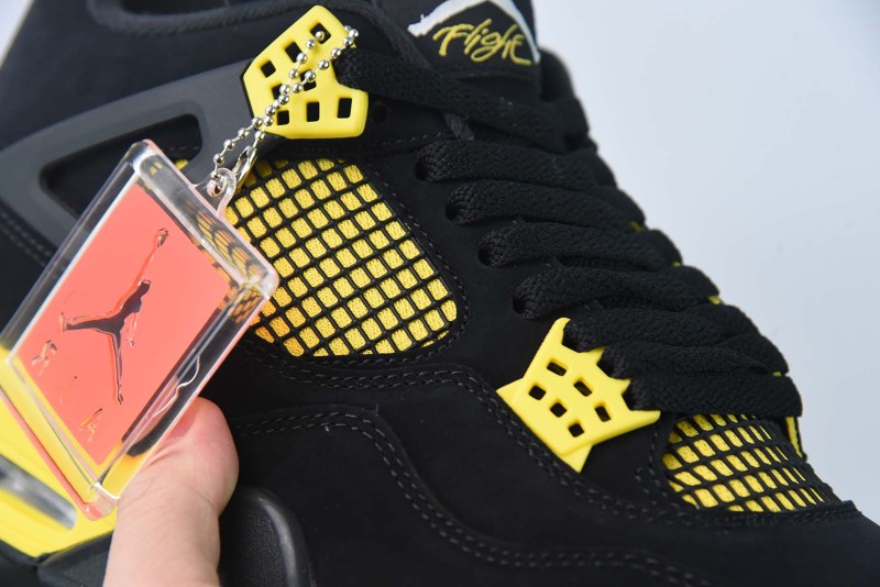 Air Jordan 4 “Thunder 2023” Black/Tour Yellow