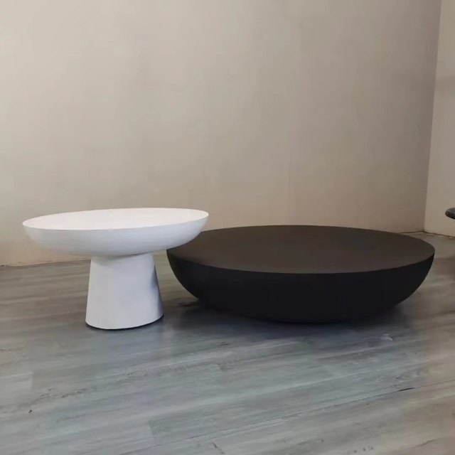 Concrete coffee table set