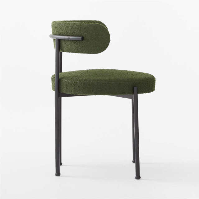 Boucle dining chair