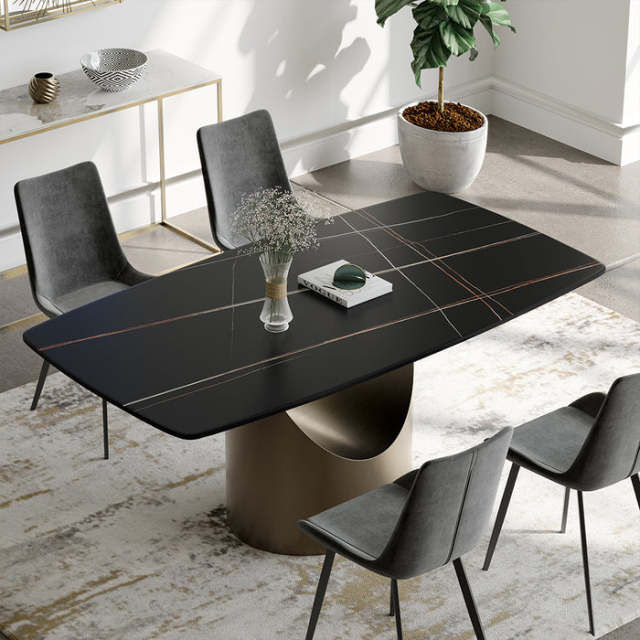 Glossy Ceramic Dining Table