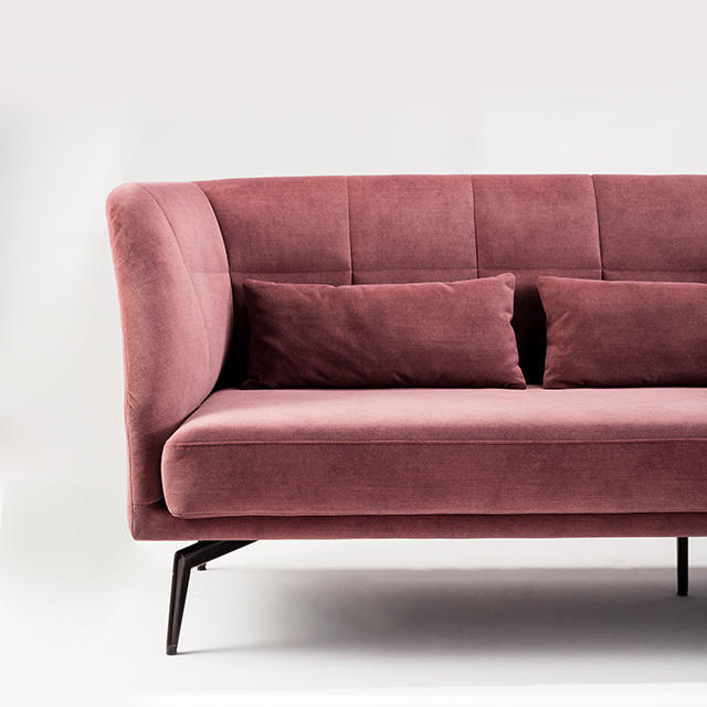 Velvet sofa