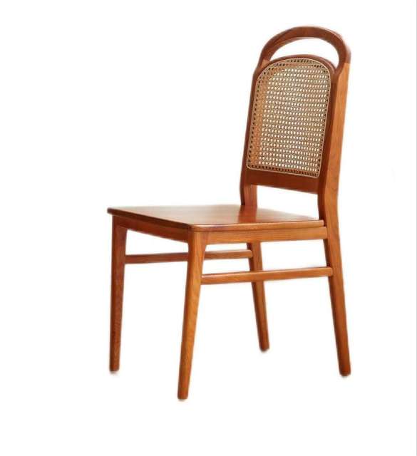 Indoor rattan dining chair