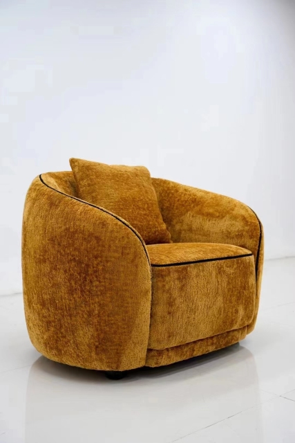 High end velvet sofa chair