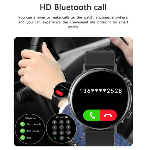 High Quality 1.28 inch Full Round Screen Sport Bluetooth Call /Dial ECG Oxygen SpeakerHealth Tracker for Women Men