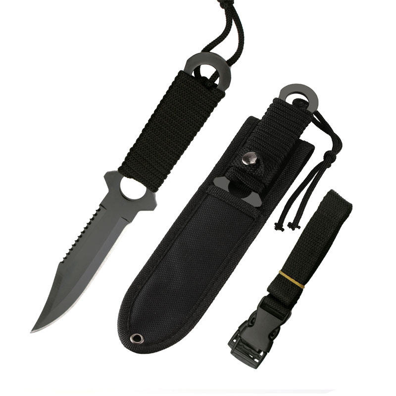 Portable Leggings Outdoor Camping Diving Straight Knife