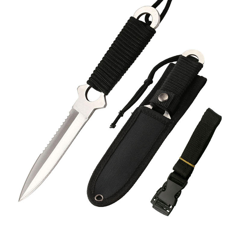 Portable Leggings Outdoor Camping Diving Straight Knife