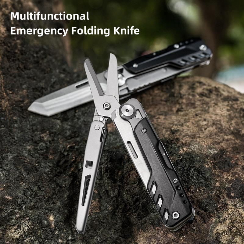 FALCON Outdoor Multipurpose Detachable Folding Knife and Scissors