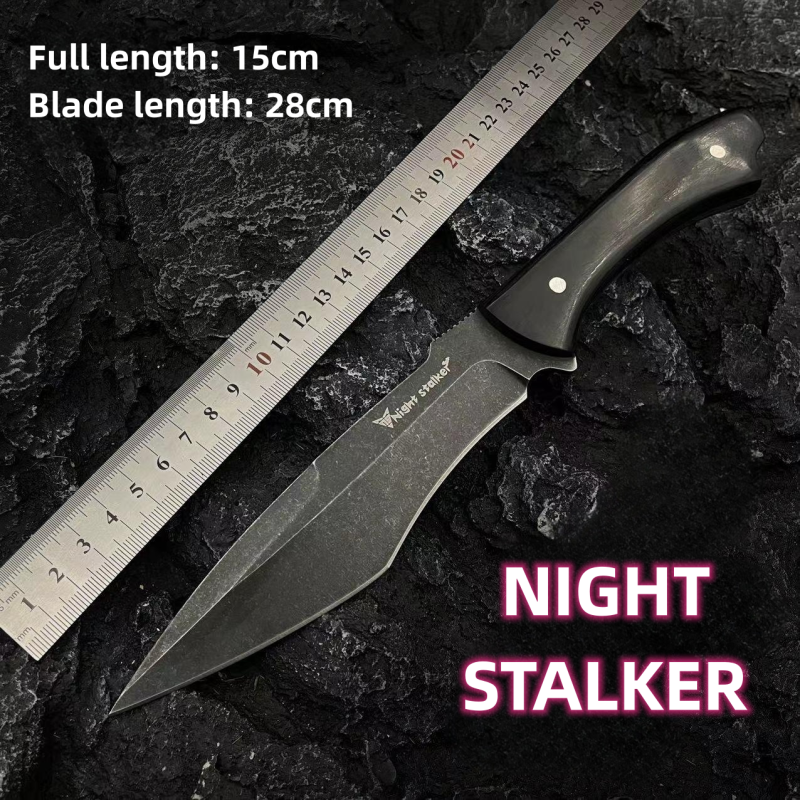 NIGHT STALKER Integrated Keel Stainless Steel Jungle Adventure Bushcraft Knife