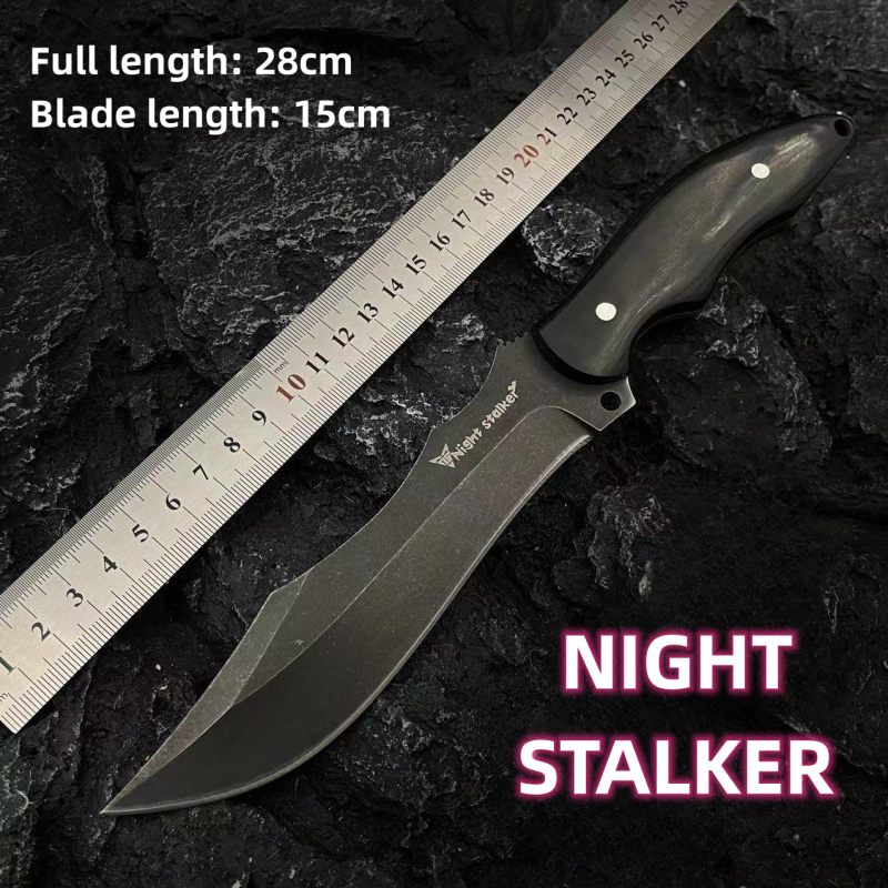 NIGHT STALKER Integrated Keel Stainless Steel Jungle Adventure Bushcraft Knife