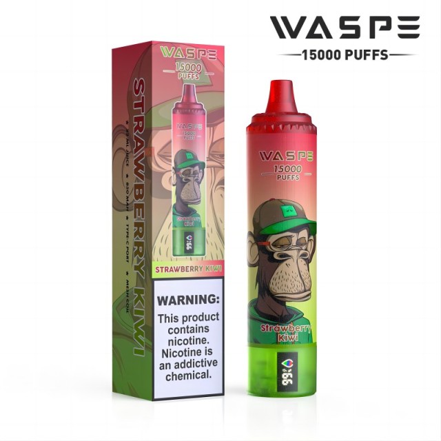 15000 Puffs Original Hot Selling Factory Price Rechargeable Waspe disposable Vape Pod